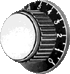 bouton caps metal bas jupe graduée stockli pour commutateur et potentiomètre